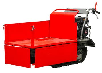Mini rupsdumper vlakke kipbak 500kg 9pk 6+2R snelheden  Torr, Ophalen of Verzenden