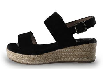 Dolcis Sandalen in maat 37 Zwart, Dolcis, Verzenden, Zwart, Sandalen of Muiltjes