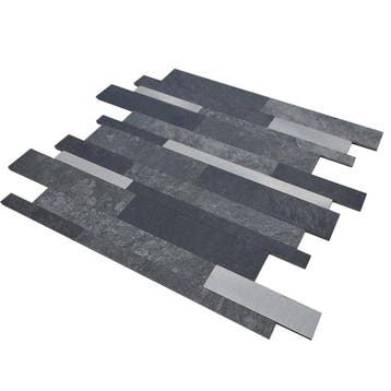 Zelfklevende Steenstrip Tegelstrook Antraciet, Ophalen of Verzenden, Nieuw