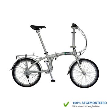 Beixo Vouwfiets Compact met cardanas Zilver, Fietsen en Brommers, Fietsen | Vouwfietsen, Verzenden, Nieuw
