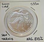 San Marino. 20 Lire 1932 + 1000 Lire 1990 1990 (Zonder