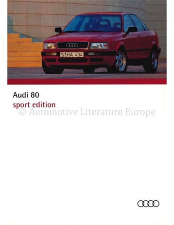 1994 AUDI 80 COLOUR EDITION BROCHURE DUITS, Nieuw, Audi, Author