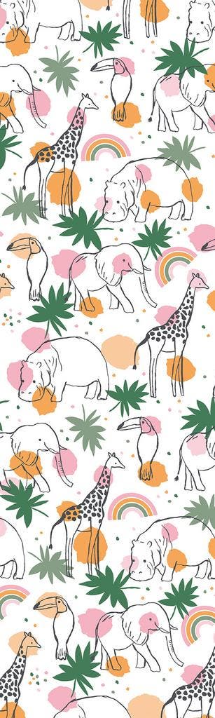 Rol Inpakpapier Regenboog Jungle, Ophalen of Verzenden, Nieuw