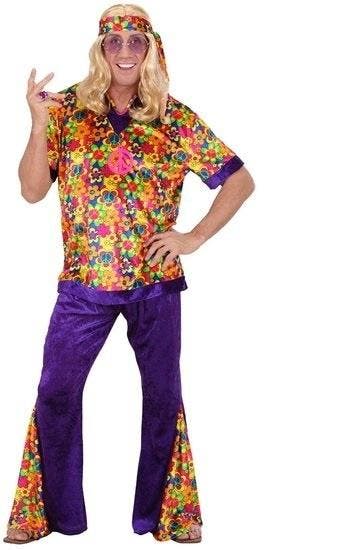 Flower power kleding 3-delig Lavender, Ophalen of Verzenden, Nieuw