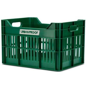 URBAN PROOF Fietskrat 30L Click Retro Groen, Verzenden, Nieuw