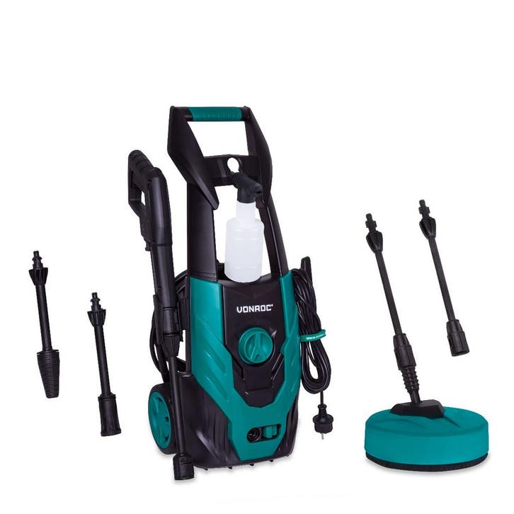 Hogedrukreiniger V14-2 - 1400W - 110 bar | Incl., Tuin en Terras, Hogedrukreinigers, Nieuw, Verzenden