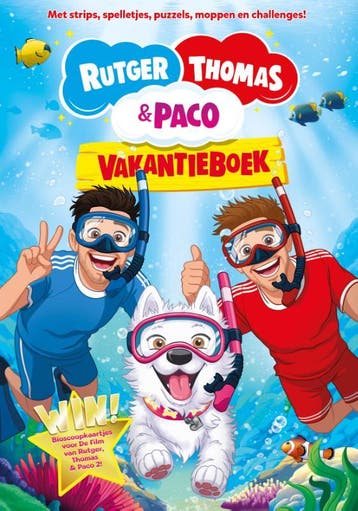 Het vakantieboek van Rutger, Thomas en Paco / Rutger, Thomas, Verzenden, Zo goed als nieuw, Rutger Vink