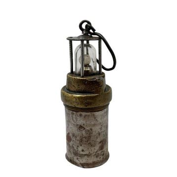 Olielamp - Antieke elektrische mijnwerkerslamp – België,