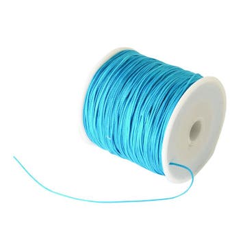 1 rol gevlochten nylon koord – imitatie zijden draad – c, Ophalen of Verzenden, Nieuw, Kraal