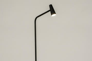 Rietveld Vloerlampen - Zwart - Metaal, Verzenden, Nieuw