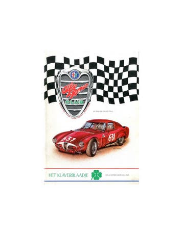 1988 ALFA ROMEO CLUB HET KLAVERBLAADJE 44 NEDERLANDS, Nieuw, Alfa Romeo, Author