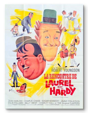 Grinsson - Laurel & Hardy - Original French Movie Poster, Verzamelen, Nieuw