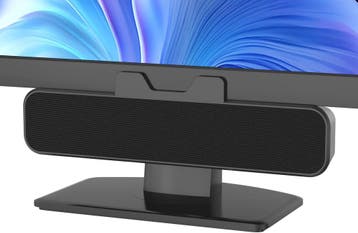 Laptop Soundbar 10W | 33% Korting | USB Plug&Play, Ophalen of Verzenden, Zo goed als nieuw, Audiokanaal 2, INGA