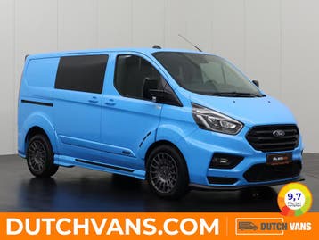 Ford Transit Custom 2.0TDCi Dubbele-cabine 2022 L1 H1 Diesel, Auto's, Automaat, Euro 6, Blauw, Diesel
