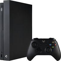 Microsoft Xbox One X 1 TB [incl. draadloze controller] zwart, Verzenden, Gebruikt