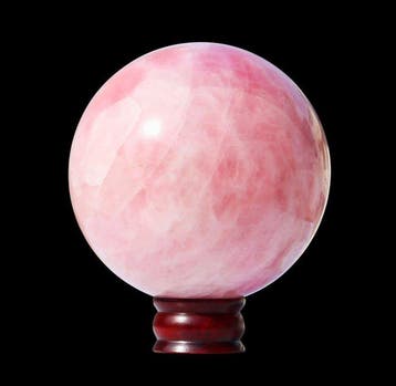 5,5 kg Roze rozenkwartsbol – 160 mm kristallen bol – India, Verzamelen