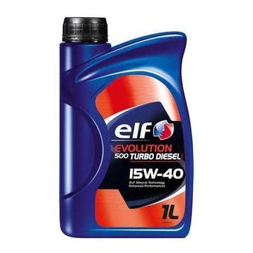 ELF Evolution 500 TurboDiesel 15W40 1 Liter, Ophalen of Verzenden