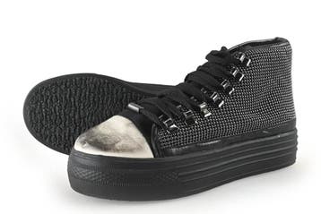 La Strada Hoge sneakers in maat 38 Zwart, Verzenden, Zwart, Sneakers of Gympen, La Strada