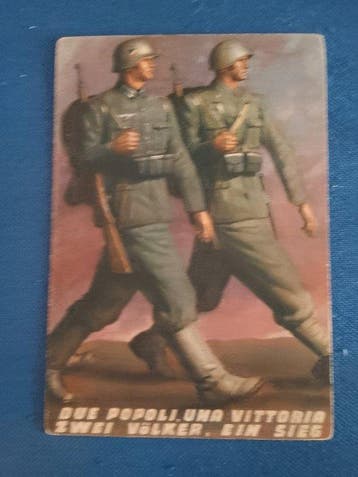 Italië - Politiek, militaire propaganda 1941 illustrator, Gelopen
