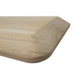 Wandplank eiken 140 bij 20 cm van 3 cm dik massief hout met, Ophalen of Verzenden, Nieuw