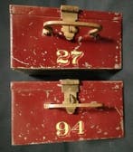 S.J. Arnheim - Spaarpot (2) - Gietijzer, Smeedijzer -