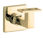 Leuninghouder Bauhaus M10 vlak messing ongelakt, Verzenden, Nieuw