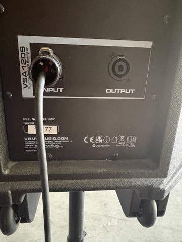 Vonyx VSA120S, geluidsinstallatie met Bluetooth en stands, Ophalen of Verzenden, Nieuw in verpakking