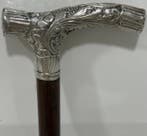 Wandelstok - Zilver, Hout, Antiek en Kunst
