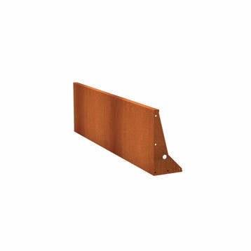 Cortenstaal keerwand 200x5x60cm, Nieuw, Minder dan 25 cm, Border