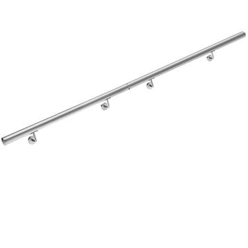 Trapleuning 2 stuks RVS 4,2x200cm (Ladders en Trappen), Verzenden, Nieuw