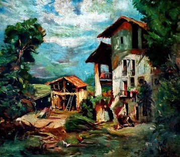 Isidre Mongrell i Pla (1902-1970) - Masia en LAmpurdan