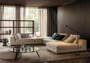 Minotti Hamilton GEZOCHT! | Directe inkoop in elke staat, Zo goed als nieuw, Bank Hoekbank Bankstel Element Elementen Minotti Hamilton 