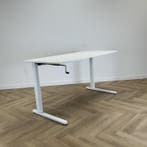 Ahrend slingerbureau 160x80 cm,  wit - Gratis Bezorging, Huis en Inrichting, Bureaus, Ophalen of Verzenden, Gebruikt