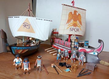 Playmobil - Playmobil 4241 Egyptische Boot - 4276 Romeins