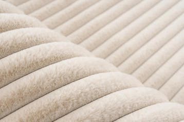 Hoogpolig Vloerkleed | Plush | Strepen | Beige | 160x230 cm, Verzenden, Nieuw