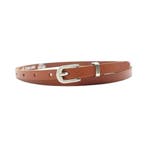 Leren Dames Riem - 1.5 cm Breed, Kleding | Dames, Riemen en Ceinturen, Verzenden, Nieuw