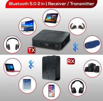 Luving™ KN326 - Bluetooth Ontvanger - Bluetooth Zender -, Ophalen of Verzenden, Zo goed als nieuw