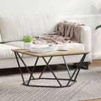 vidaXL Salontafel Sonoma Eiken 80 x 80 x 45 cm, Verzenden, Vierkant, Nieuw, 50 tot 100 cm