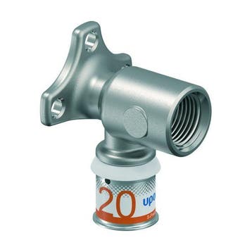 Uponor S-Press Plus muurplaat 1/2 binnendraad x 20 hoog + f, Verzenden, Nieuw