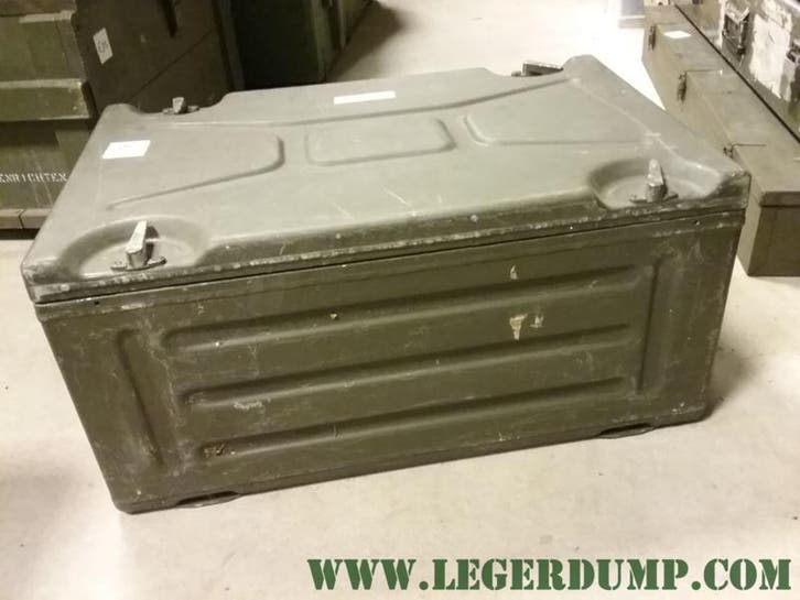 Aluminium leger kist (Kisten), Verzamelen, Militaria | Algemeen, Overige soorten, Overige gebieden, Kist of Geocache, Ophalen of Verzenden