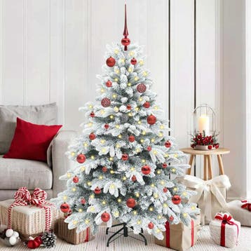 vidaXL Kunstkerstboom met 150 LED met standaard Wit 150 cm, Verzenden, Nieuw