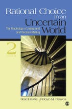 Rational Choice in an Uncertain World 9781412959032, Boeken, Verzenden, Gelezen, Reid Hastie