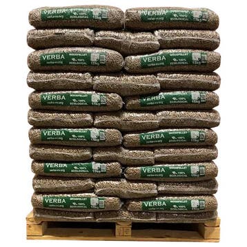 VERBA - Houtpellets - ENplus A1 - 66 zakken - 990 KG, Ophalen of Verzenden