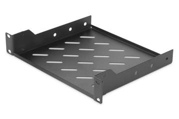 10 Inch 1U legbord 44x255x201 mm, kleur zwart (RAL 9005), Ophalen of Verzenden, Nieuw
