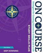 9781305397484 On Course Study Skills Plus Edition, Verzenden, Zo goed als nieuw, Skip Downing
