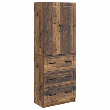 vidaXL Kastenset 2 pcs Oud hout 66 x 34,5 x 87 cm Bewerkt, Verzenden, Nieuw