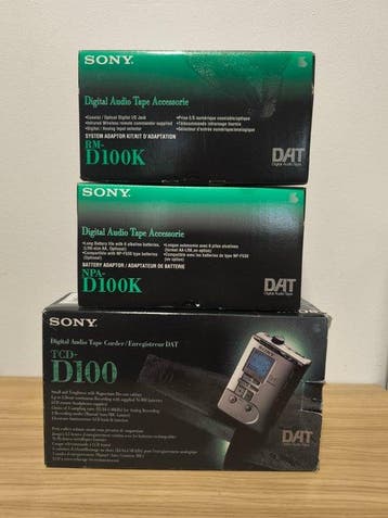 Sony - TCD-D100 (DAT) Draagbare bandrecorder, Nieuw