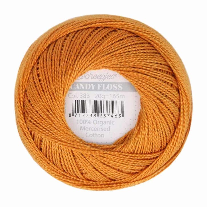 Scheepjes Candy Floss - 383 Ginger Gold, Hobby en Vrije tijd, Breien en Haken, Nieuw, Verzenden