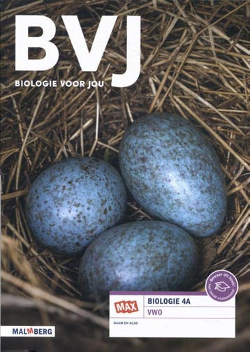 Biologie voor jou MAX 4 vwo deel A 9789402068696, Verzenden, Zo goed als nieuw