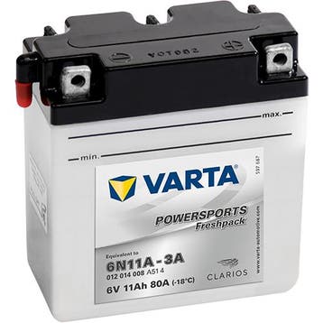 Varta Powersports Freshpack 6N11A-3A accu | 012 014 008 | 1, Ophalen of Verzenden, Nieuw